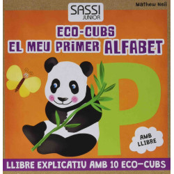 10 ECO-CUBS EL MEU PRIMER ALFABET + LLIBRE Català Sassi