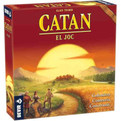 CATAN EDICIÓN CATALÁN Juego de mesa + 10 Años, 3-4 Jugadors Devir