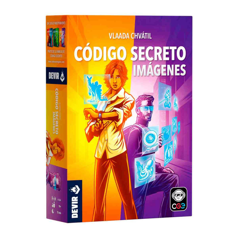 CODIGO SECRETO:IMAGENES Juego para fiestas y reuniones + 10 Años, 4-8 Jugadores  Devir