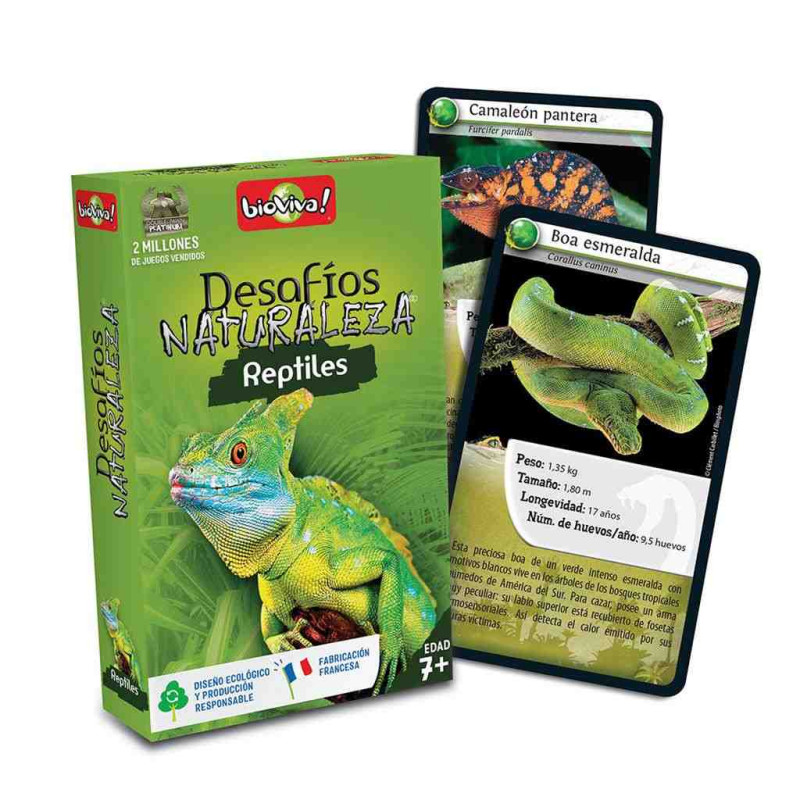 REPTILES-DESAFIOS NATURALEZA