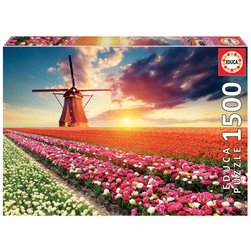 PAISAJE  DE TULIPANES 1500pcs.