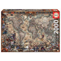 MAPA DE PIRATAS 2000pcs.