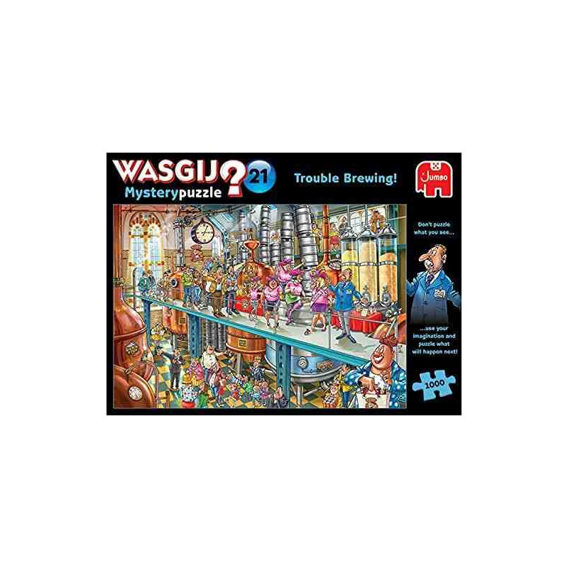 WASGIJ? MYSTERY 21 1000pcs.  TROUBLE BREWING!