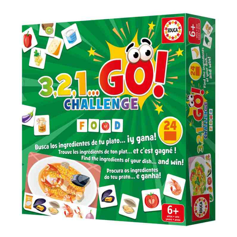 3, 2, 1 GO CHALLENGE FOOD