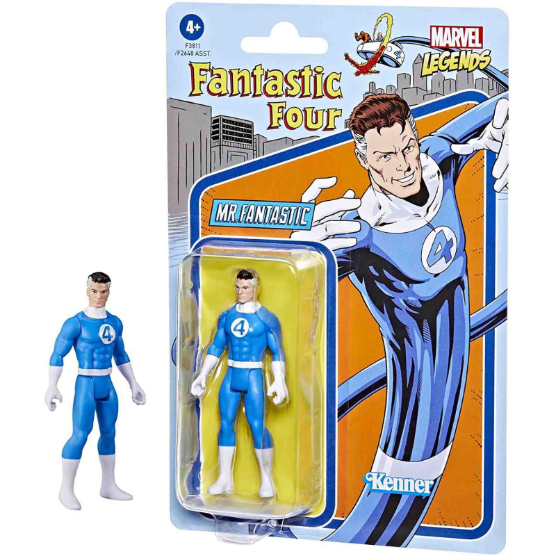 MR FANTASTIC FIGURA 9.5 CM MARVEL LEGENDS RETRO