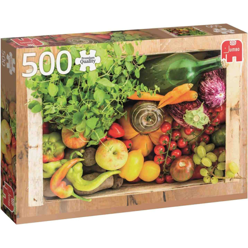 CAJA DE VEGETALES Y FRUTA 500pcs.