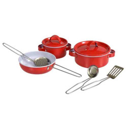 MALETIN  ROJO CON ACCESORIOS DE COCINA