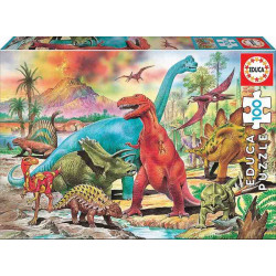 DINOSAURES 100pcs. Educa  Puzle