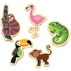 BABY PUZZLE ANIMALES TROPICALES