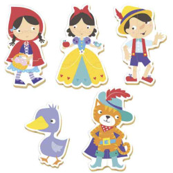 BABY PUZLE ERASE UNA VEZ ( 3-4-5pcs.)