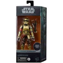 SHORETROOPER CARBONIZED  15 CM STAR WARS THE MANDALORIAN THE BALCK SERIES HASBRO