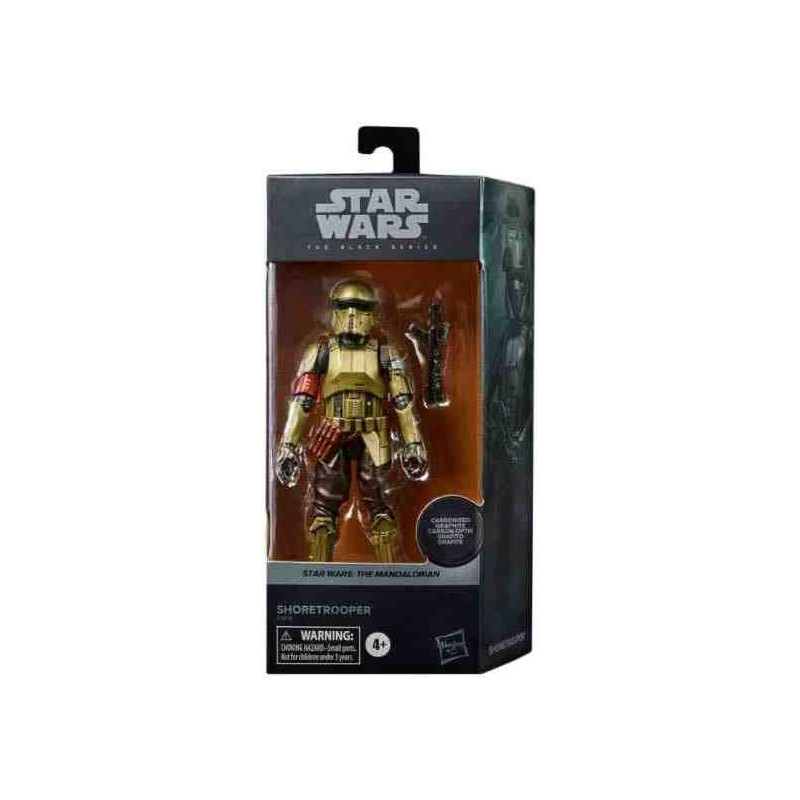 SHORETROOPER CARBONIZED  15 CM STAR WARS THE MANDALORIAN THE BALCK SERIES HASBRO