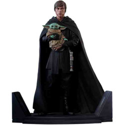 LUKE SKYWALTER & GROGU  STAR WARSDE RESINA ESCALA 1:7 ED.LIMITADA DIAMOND GENTLE GIANT