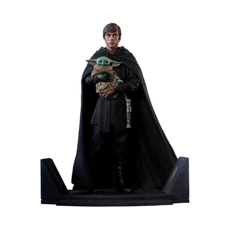 LUKE SKYWALTER & GROGU  STAR WARSDE RESINA ESCALA 1:7 ED.LIMITADA DIAMOND GENTLE GIANT