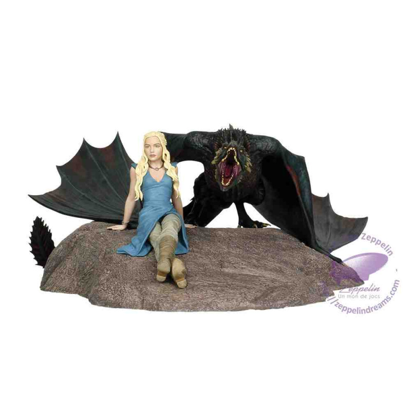 Daenerys y Drogon Estatua Resina Edición Limitada 35x45cms Juego de Tronos