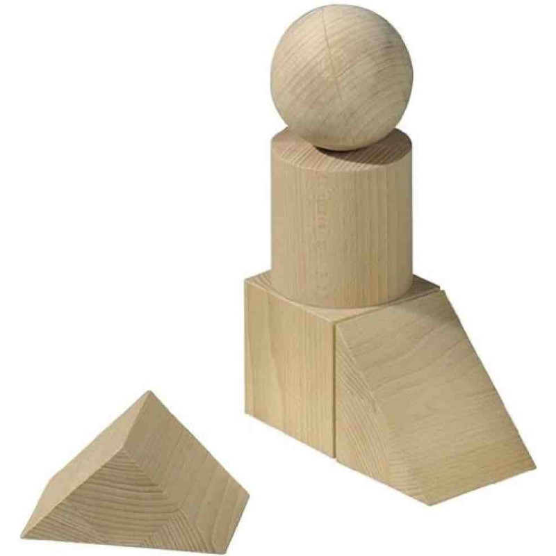 GIANT BLOCKS GEOMETRIC SHAPES WOOD  HABA