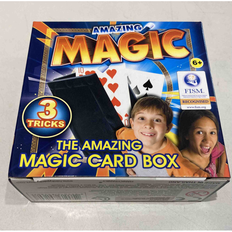 MAGIC CARD BOX-3 TRUCOS (Magia)