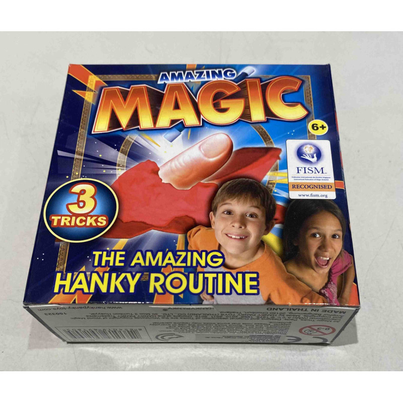 HANKY ROUTINE-ESPECTACULAR TRUC PETIT (Magia)