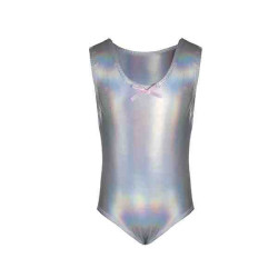 BODY BRILLANT ARGENT TALLA 5-6 - Great Pretenders