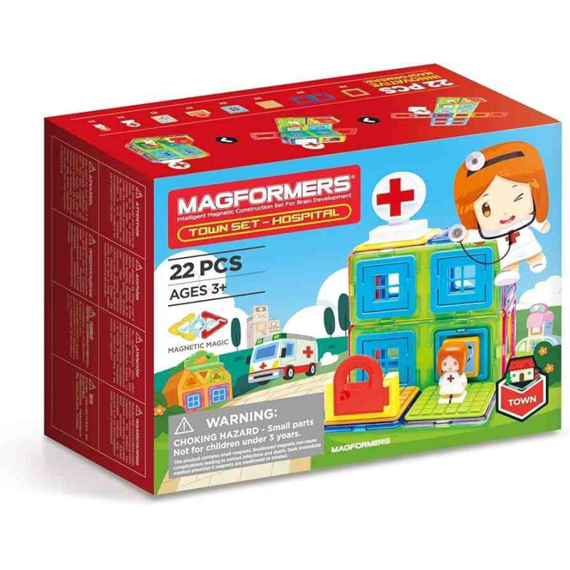 HOSPITAL 22pces.MAGFORMERS