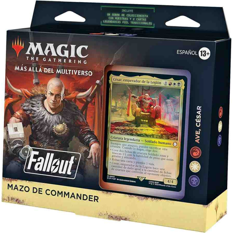 FALLOUT COMMANDER VERMELL/BLANC/NEGRE(Magic)English