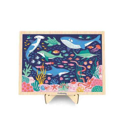 OCEAN LIFE PUZLE MADERA 100p.