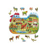 WOODY PUZZLE - LA GRANJA - Ludattica