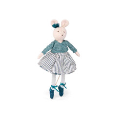 RATONCITO BAILARINA CHARLOTTE AZUL Peluche Moulin Roty