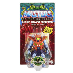 SNAKE ARMOR SKELETOR FIG 14 C M MASTERS DEL UNIVERS ORIGINS