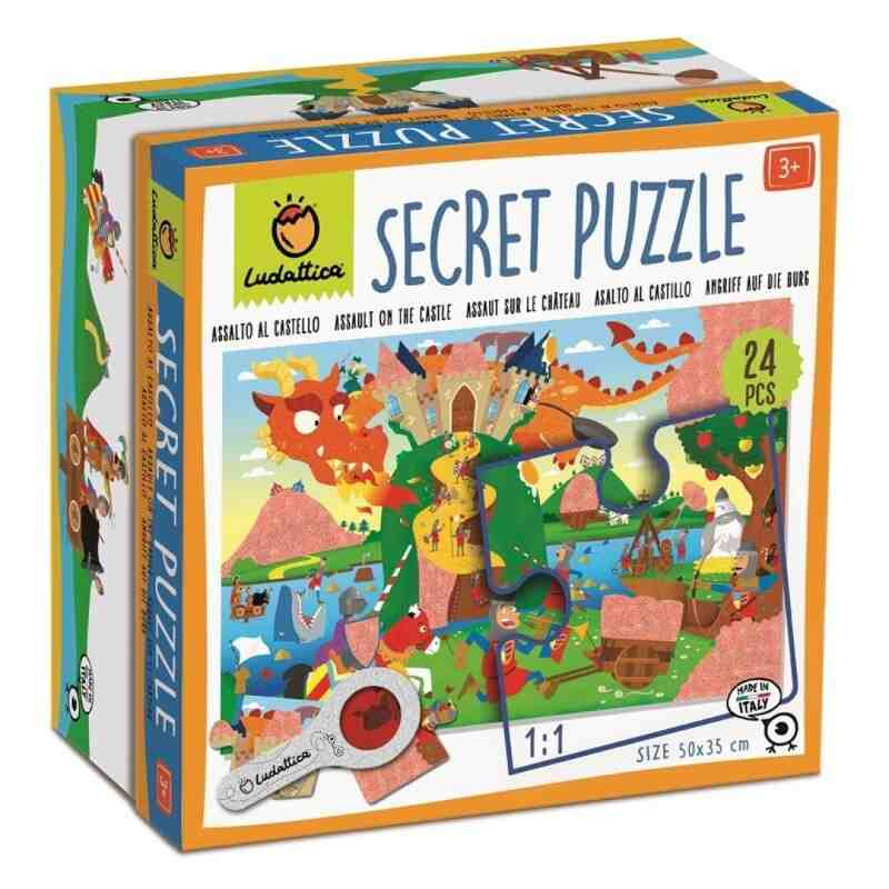 SECRET PUZZLE Asalt al castell 24 Pcs. Ludattica