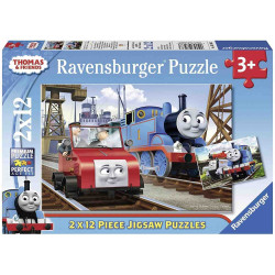 THOMAS & FRIENDS  2x12 PCS. Puzzle Ravensburger