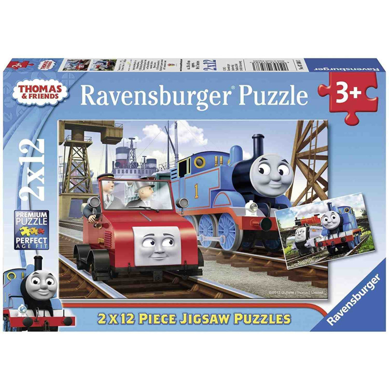 THOMAS & FRIENDS  2x12 PCS. Puzzle Ravensburger