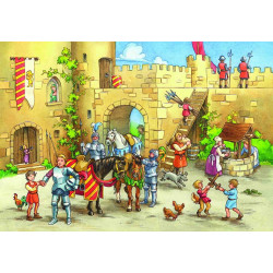 CAVALLERS MITJAVALS 2X20 PECES B Puzzle Ravensburger