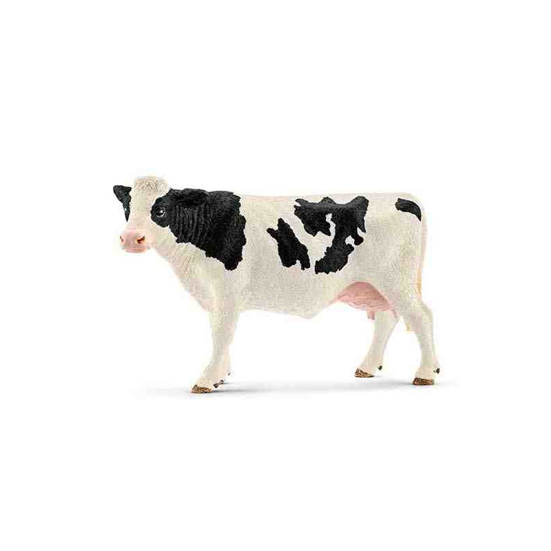 VACA FRISONA TAQUES NEGRES  Schleich Granja