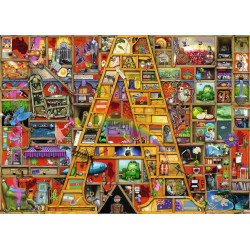 AWESOME ALPHABET "A" 1000 PCS. Colin Thompson Puzzle Ravensburger