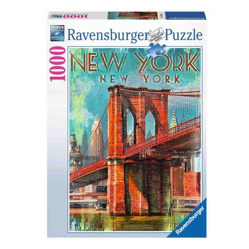 RETRO NEW YORK 1000 PCS. Puzzle Ravensburger