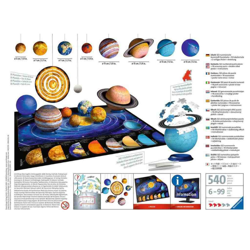 EL SISTEMA PLANETARI 3D Puzzle Ravensburger