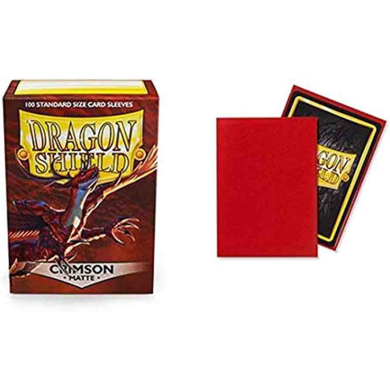 CRIMSON MATTE(100)DRAGON SHIELD