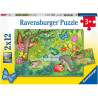 ANIMALS DEL NOSTRE JARDI 2x12 PCS. Puzzle Ravensburger