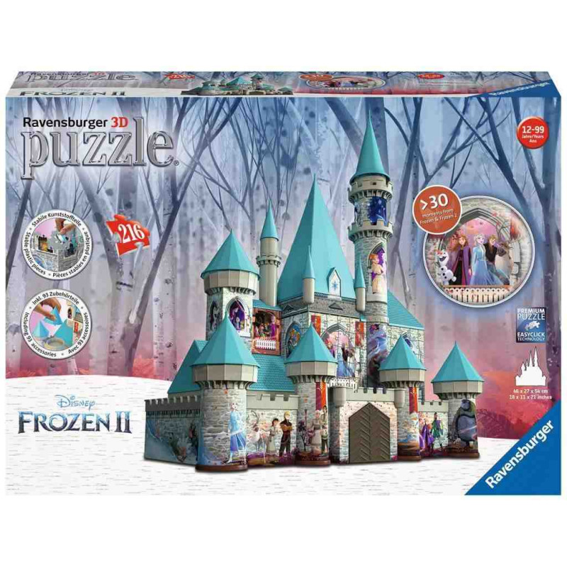 CASTELL DISNEY FROZEN II GEL  3D 216 pcs. Puzzle Ravensburger