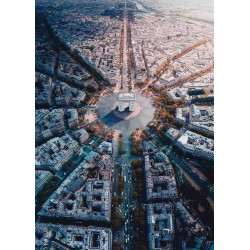 PARIS DES DE DALT 1000pcs. Puzzle Ravensburger