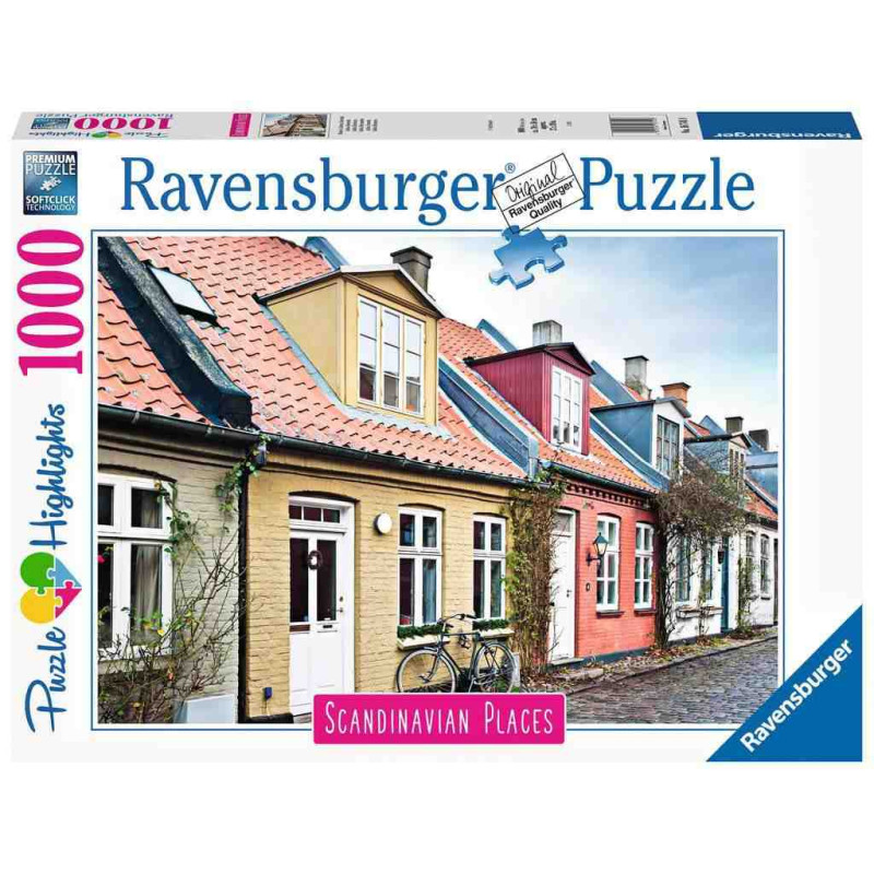 AARHUS, DINAMARCA 1000pcs. Puzzle Ravensburger