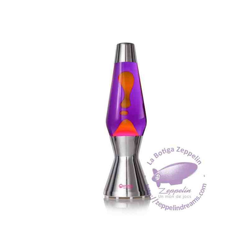 ASTRO LÁMPARA DE LAVA VIOLETA / NARANJA