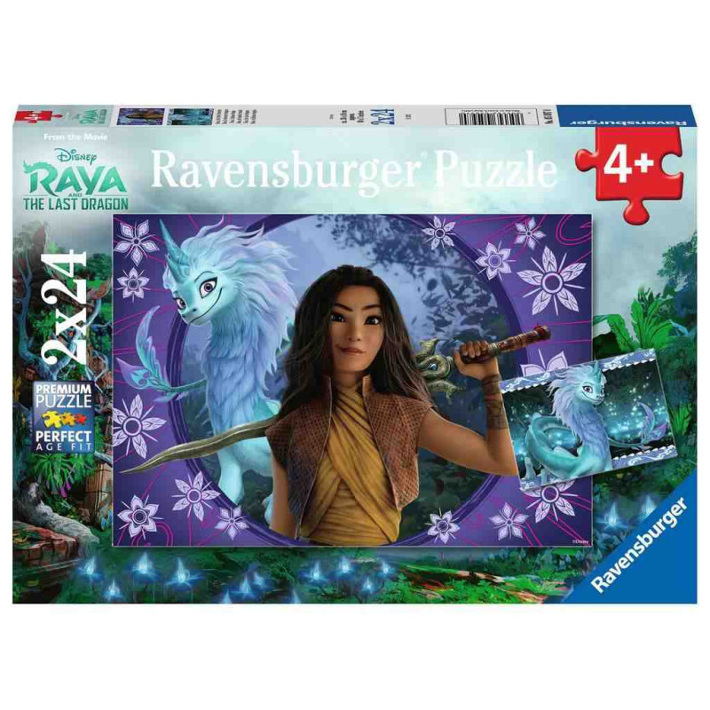 RAYA PUZZLE 2X24 pcs- Puzzle Ravensburger