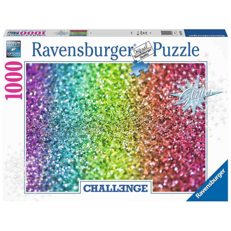 CHALLENGE GLITTER 1000pcs Puzzle Ravensburger