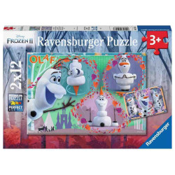 FROZEN 2 OLAF 2X12 Puzzle Ravensburger