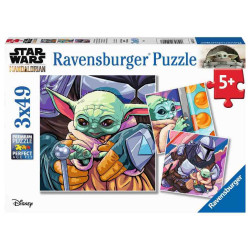 THE MANDALORIAN:BABY YODA 3X49p. Puzzle Ravensburger