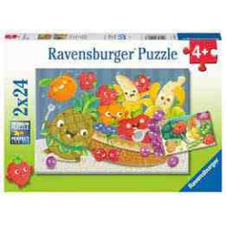 ALEGRIA DE FRUITES I VERDURES 2X24 pcs. Puzzle Ravensburger