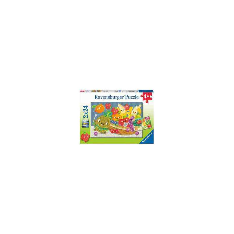 ALEGRIA DE FRUITES I VERDURES 2X24 pcs. Puzzle Ravensburger