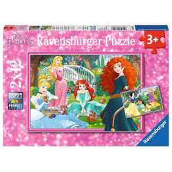 PRINCESES DISNEY 2X12 PCS. Puzzle Ravensburger